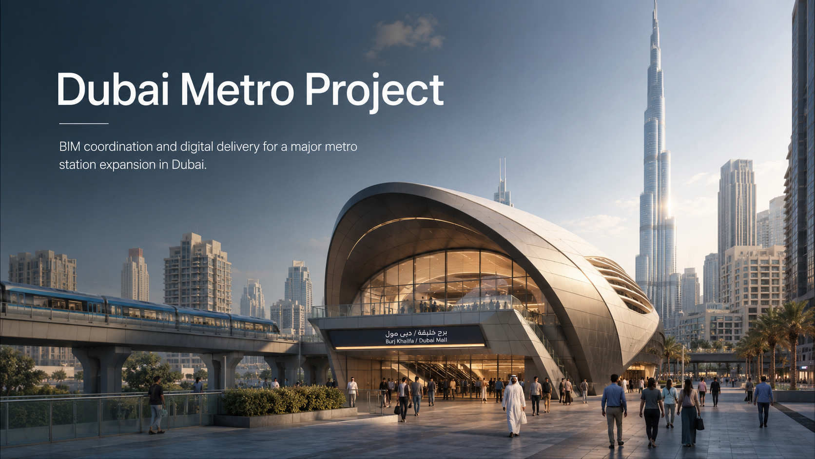  Burj Khalifa-Dubai Mall Metro Station 
Expansion
